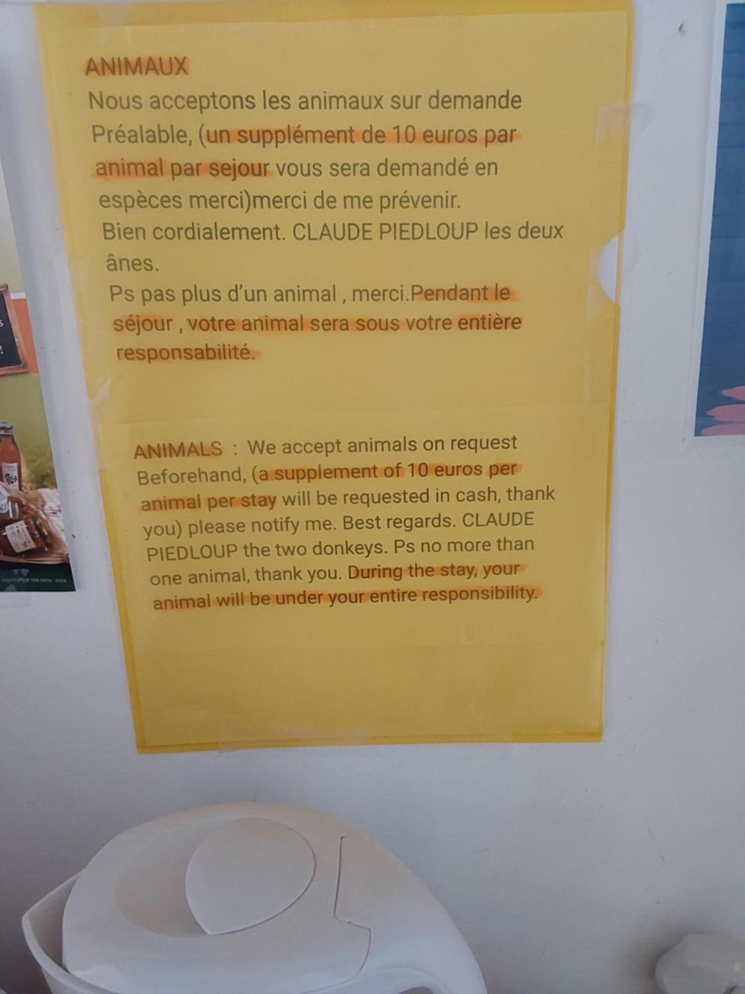 Bed and Breakfast Les Deux Anes Veuves Zewnętrze zdjęcie